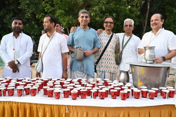 Some glimpses from today's nirjala ekadashi fast break