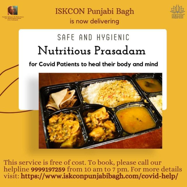 Food Distribution | ISKCON Punjabi Bagh,