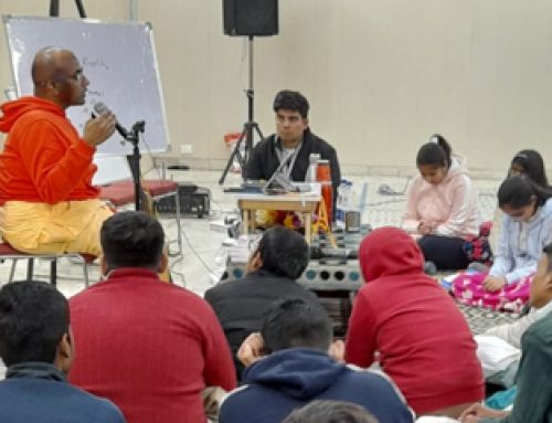 Chaitanya Charan Prabhu’s session with teenagers