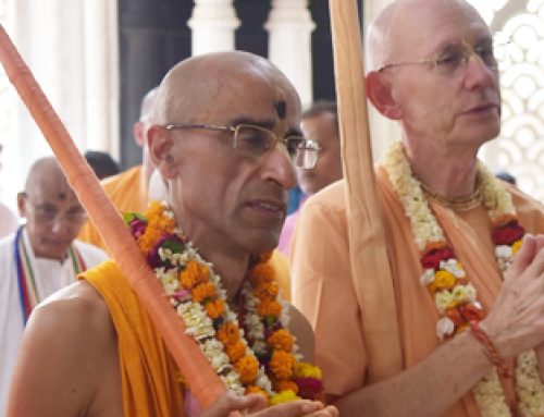 HH Bhaktivedanta Rukmani Krishna Goswami Maharaj – A day of emotions for ISKCON Punjabi Bagh